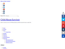 Tablet Screenshot of childabusesurvivor.net